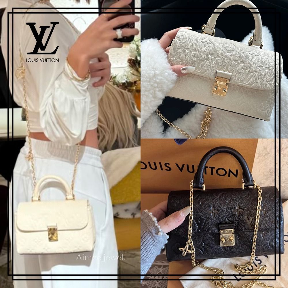 形がキュート【Louis Vuitton】LV ナノ マドレーヌ ハンドバッグ