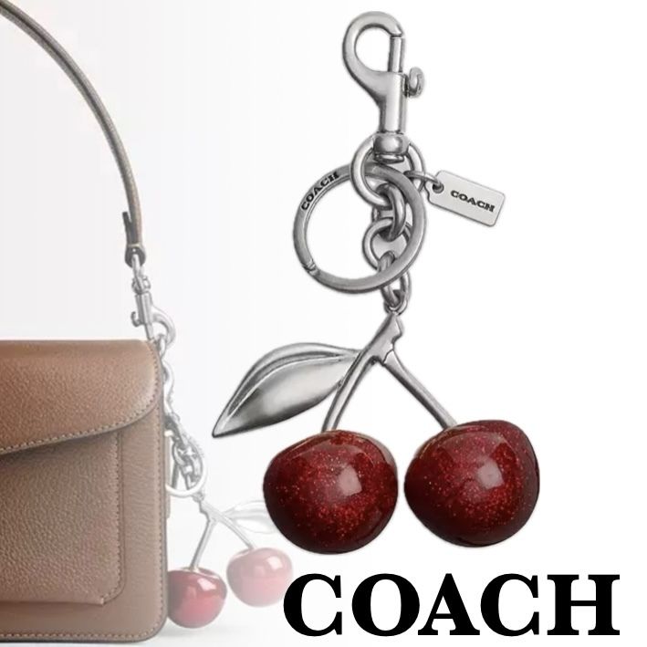 チェリー バッグチャーム】COACH ☆ さくらんぼ キーチェーン (Coach