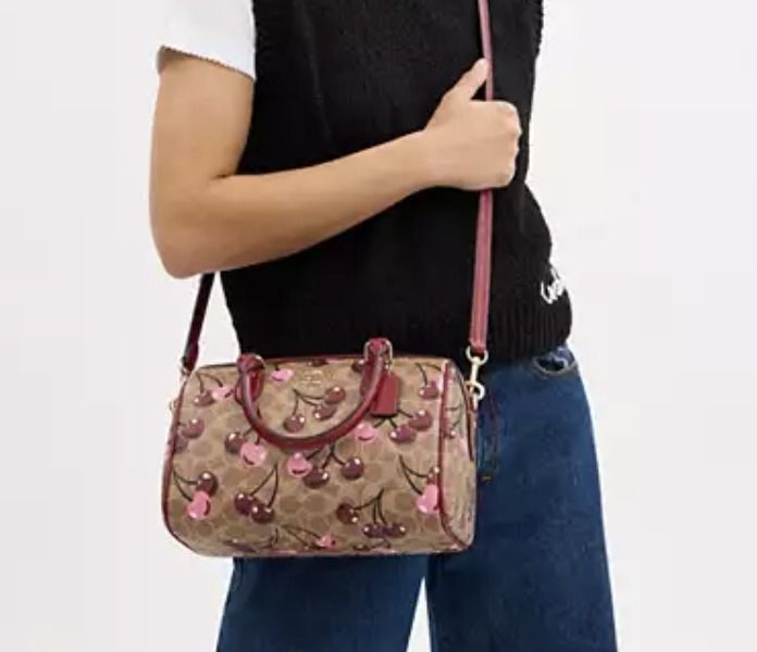 新作 COACH コーチ ローワンサッチェル ミニボストンバッグ (Coach