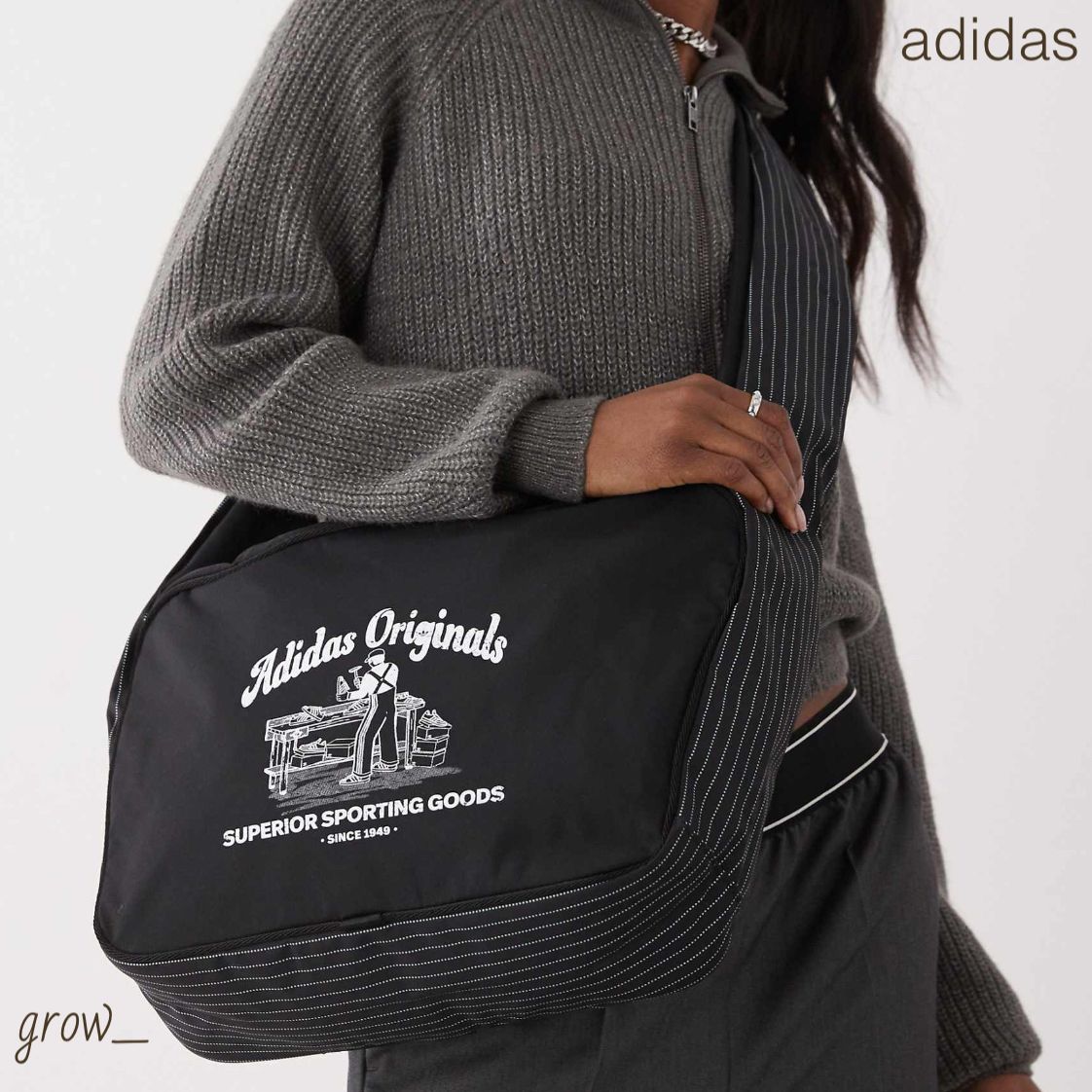 adidas Originals ワバッシュ ラージ クロスボディバッグ 送関込