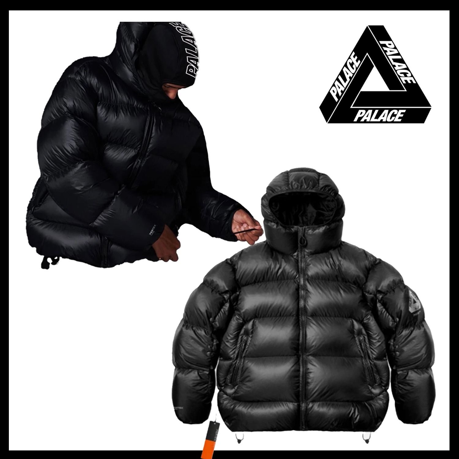 Palace】 Pertex Opaque Balaclava Puffa Black☆韓国人気☆ (Palace