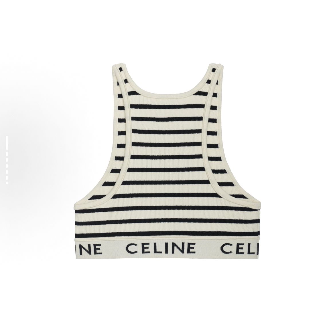 CELINE】ストライプのノースリーブタンクトップ (CELINE/タンクトップ
