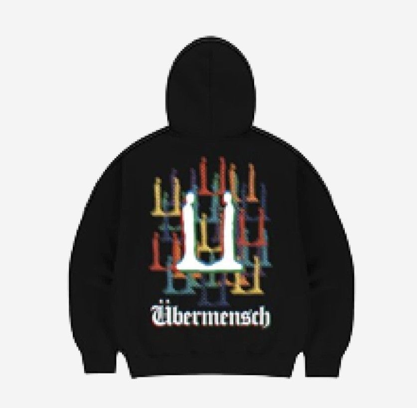 G-DRAGON】 Ubermensch Hoodie Zip-Up Black (peaceminusone/パーカー