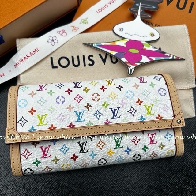 明日着 限定 LV×TM サラ レインボーモノグラム ZIPPY 長財布 (Louis