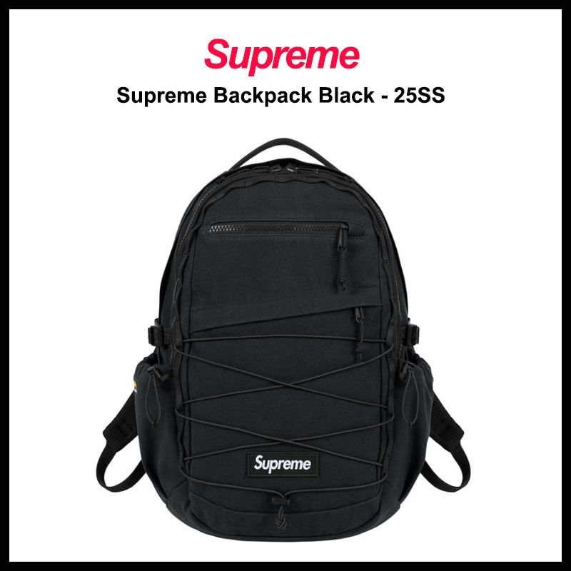 SUPREME】 BACKPACK BLACK 25SS (Supreme/バックパック・リュック