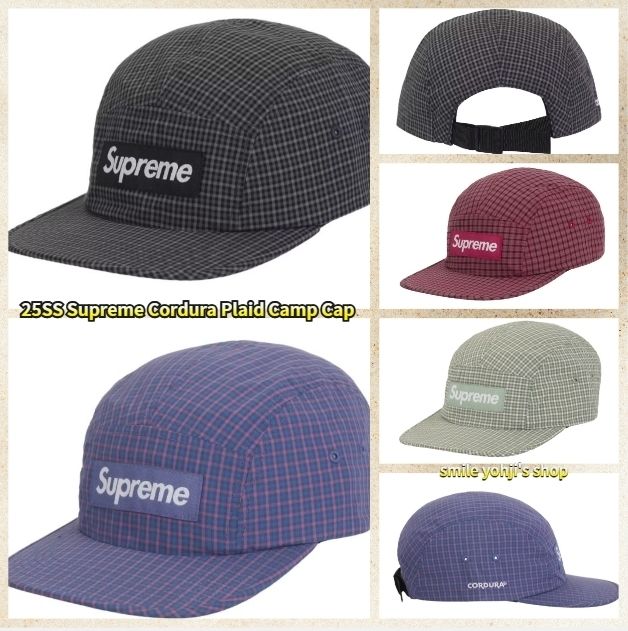 ☆25SS WEEK15☆Supreme Cordura Plaid Camp Cap (Supreme/キャップ