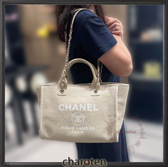 追跡付】うれしいポーチ付き♡ドーヴィルトートS (CHANEL/マザーズ