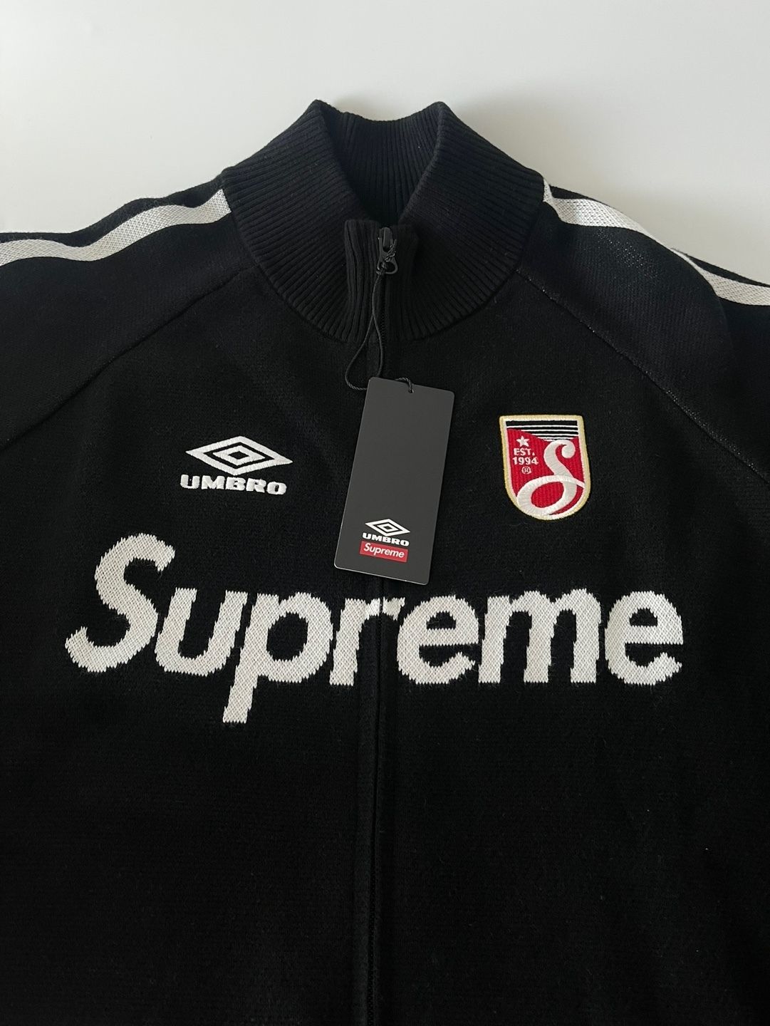 Supreme x Umbro】 Zip Up Sweater Black - 25SS (Supreme/ニット