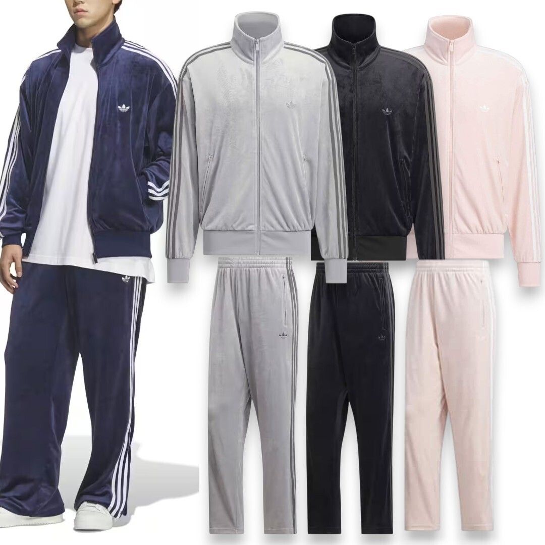adidas ファイヤーバード ベロア トラック トップ & パンツ (adidas