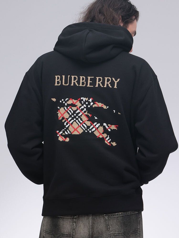 BURBERRY プルオーバーパーカー クロスステッチ (Burberry/パーカー