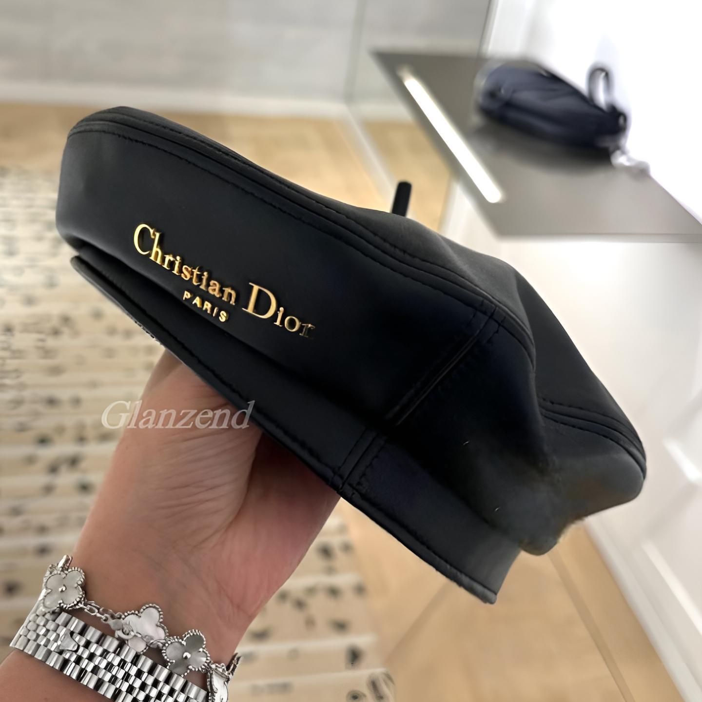 大人かわいい♥【Dior】Dior Arty ラムスキン ベレー帽 (Dior/ベレー帽