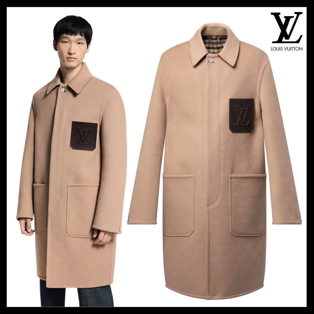 冬のお洒落に♪】LOUIS VUITTON☆ダブルフェイス カーコート (Louis