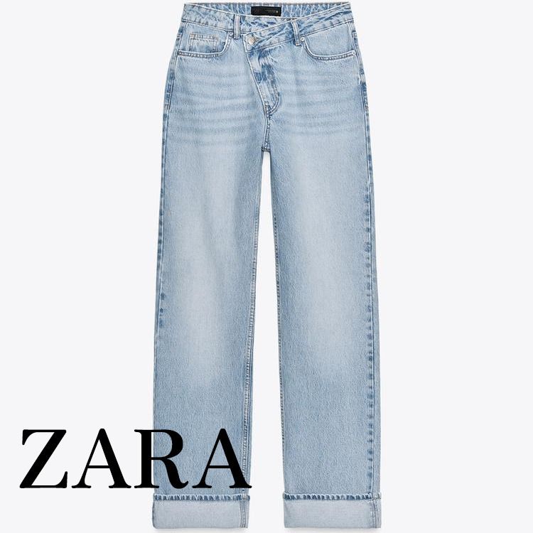 ZARA】JEANS Z.09 CROSSOVER ハイウエスト FULL LENGTH (ZARA/デニム
