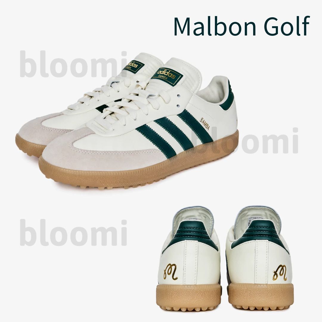 adidas×MALBON】SAMBA☆限定コラボ ゴルフシューズ (Malbon Golf