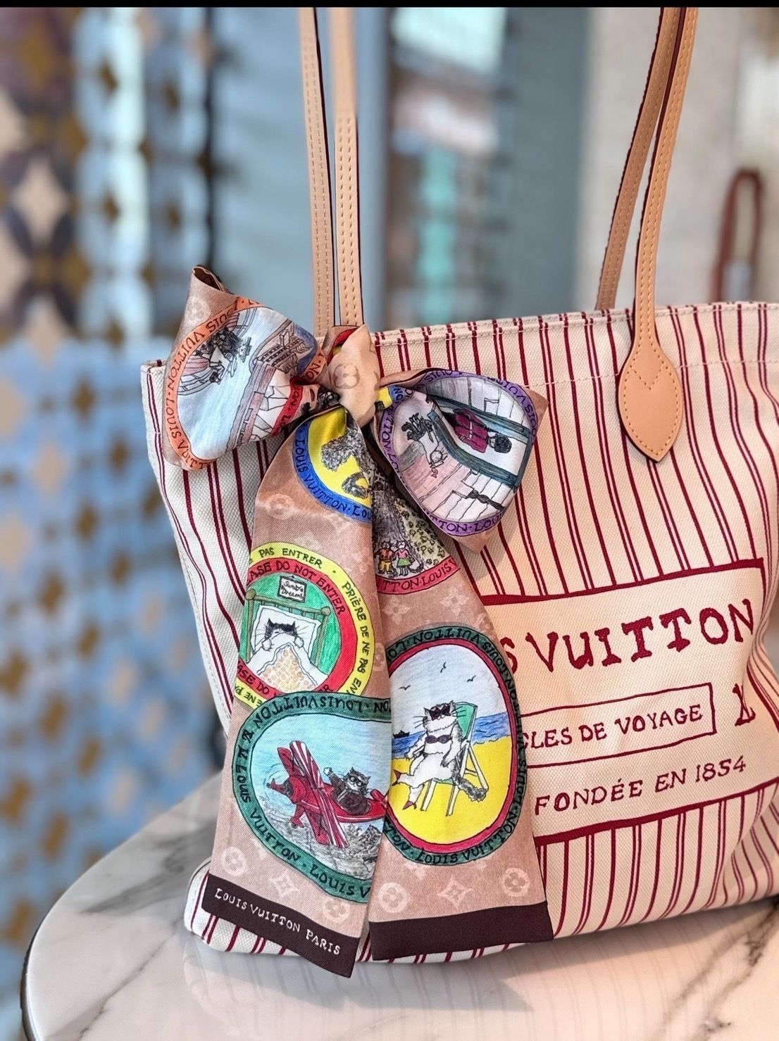 コーデのアクセントに♪】LV バンドー・マイ LV トランク (Louis