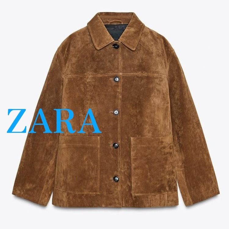 ZARA】スエードレザージャケット ZWCOLLECTION LIMITEDEDITION (ZARA