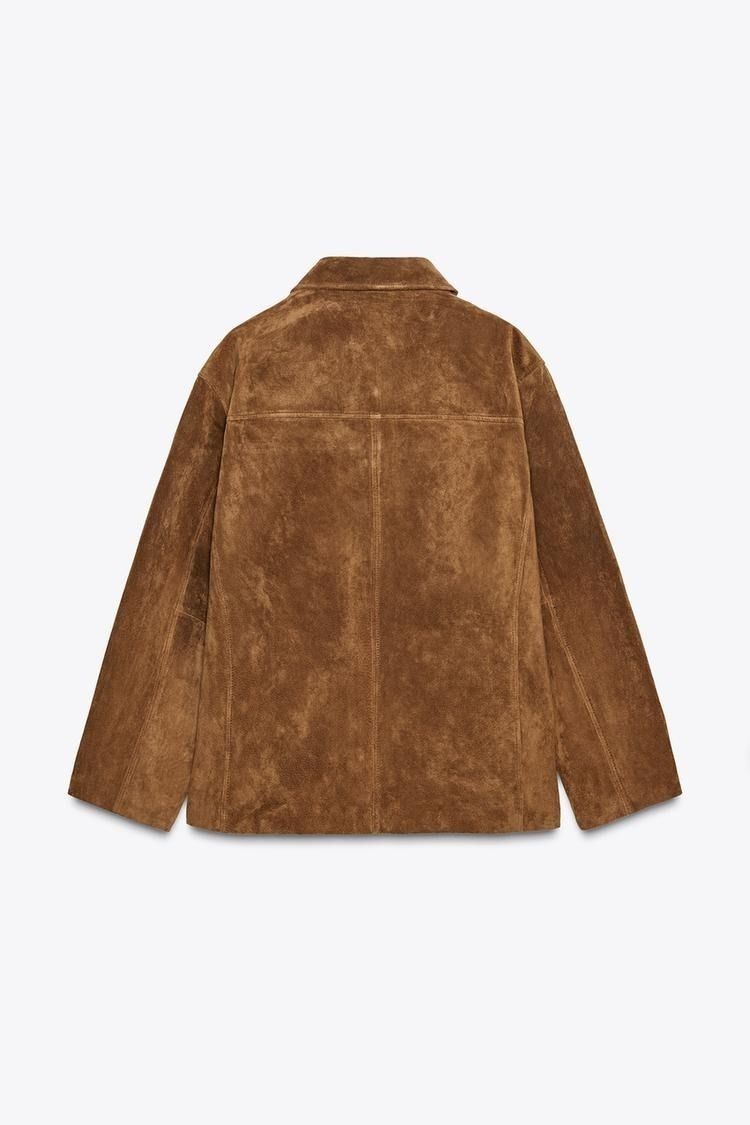 ZARA】スエードレザージャケット ZWCOLLECTION LIMITEDEDITION (ZARA