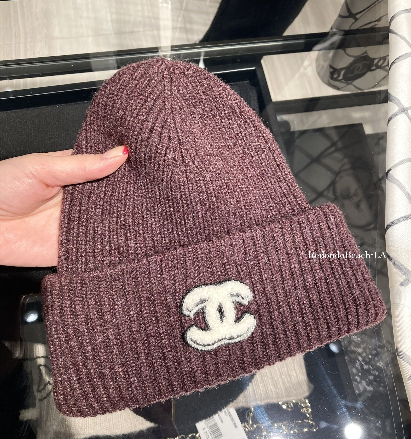 心惹かれるモコモコCC】CHANEL☆ニット帽☆25B限定 (CHANEL/ニット