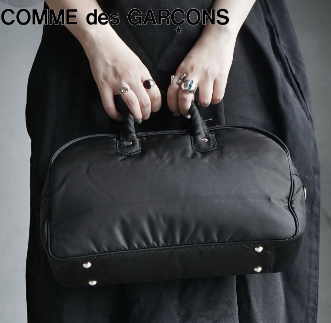 注目コラボ！！】コムデギャルソン×ポーター Wネームバッグ (COMME des