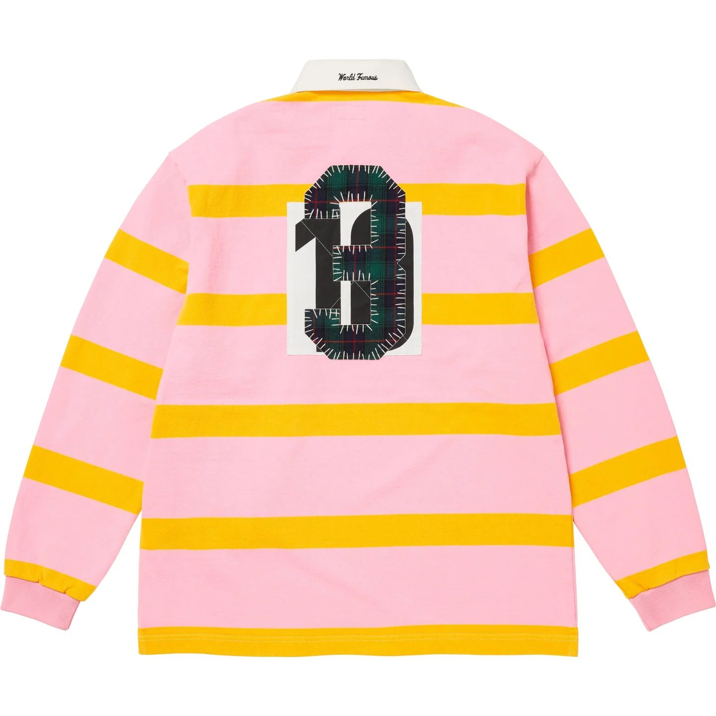 Supreme】Stripe Rugby Pink ストライプ ラガーシャツ - 25FW (Supreme
