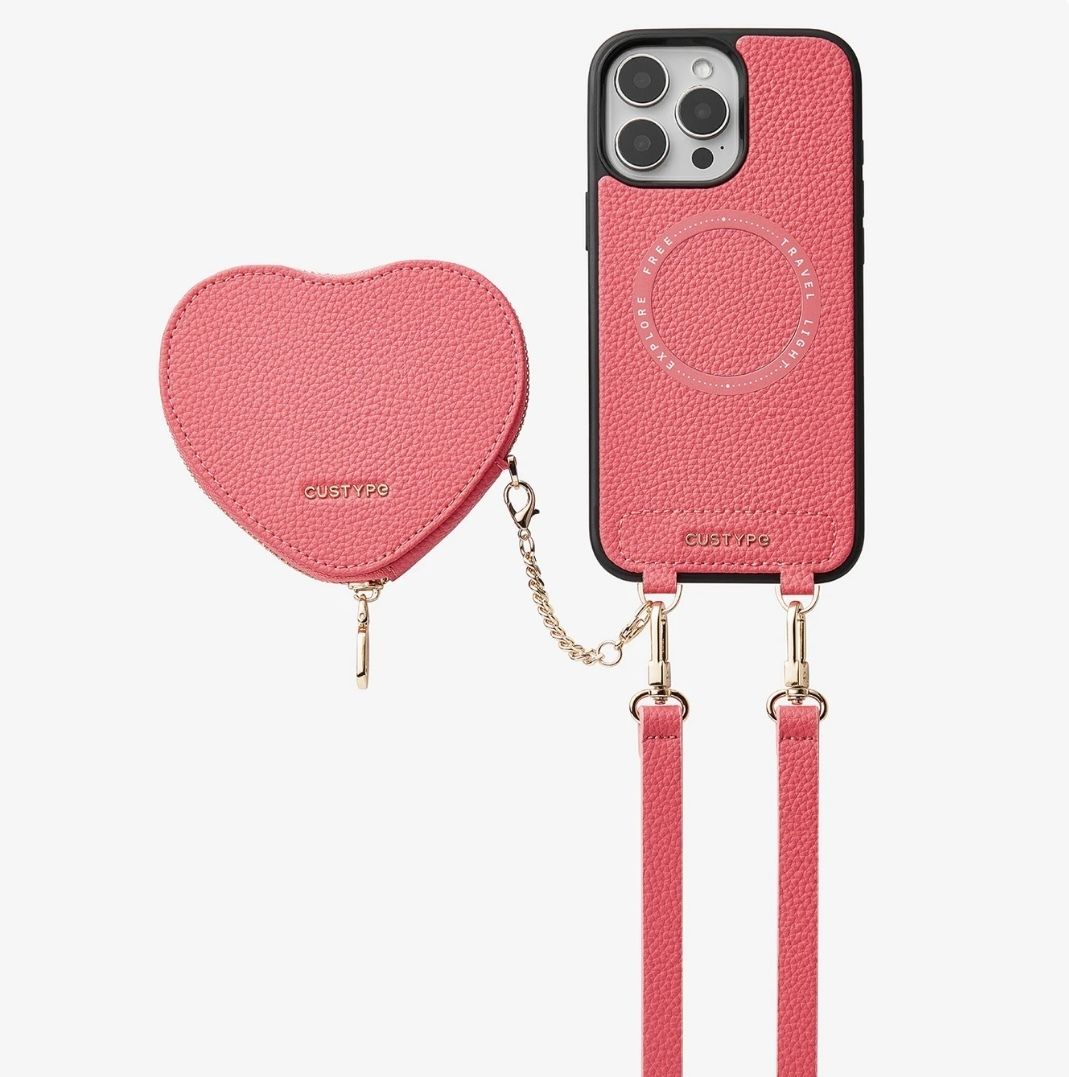 Custype】iPhoneケース＆ポーチセット Heart Design ハート (Custype