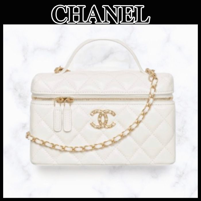 ◇きらきらお花のようなココマーク♪◇CHANEL バニティバッグ (CHANEL