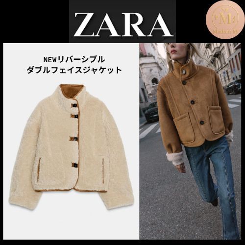 ZARA＊NEWリバーシブルダブルフェイスジャケット6318/254/704 (ZARA