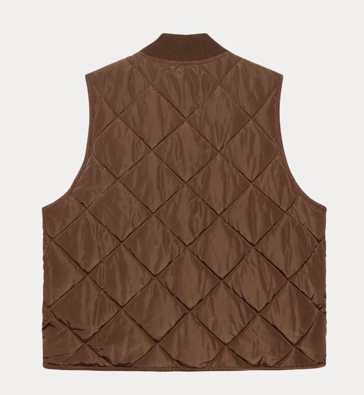 大人気【STUSSY】THERMAL LINED QUILTED VEST ☆ ベスト (STUSSY