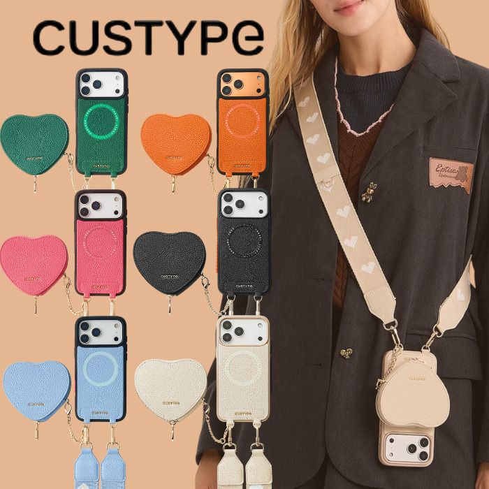 iPhone 13 Pro 用】CUSTYPE ハートデザインキット ブラック ハート
