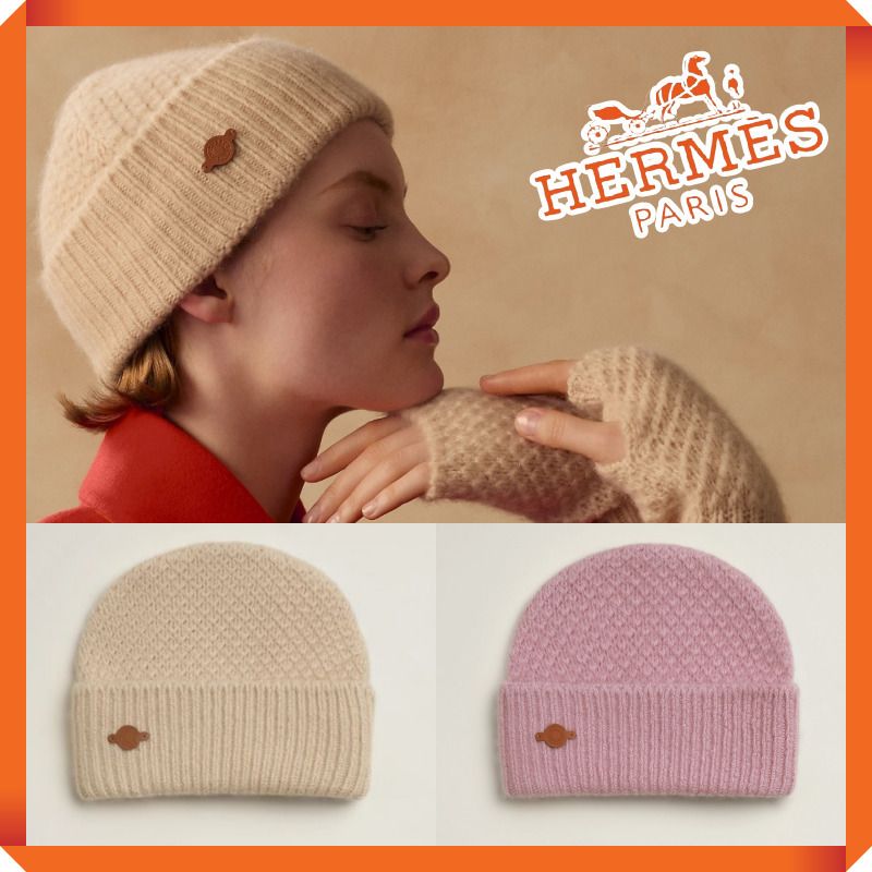 超かわいく☆HERMES☆Lou ビーニー (HERMES/ニットキャップ・ビーニー