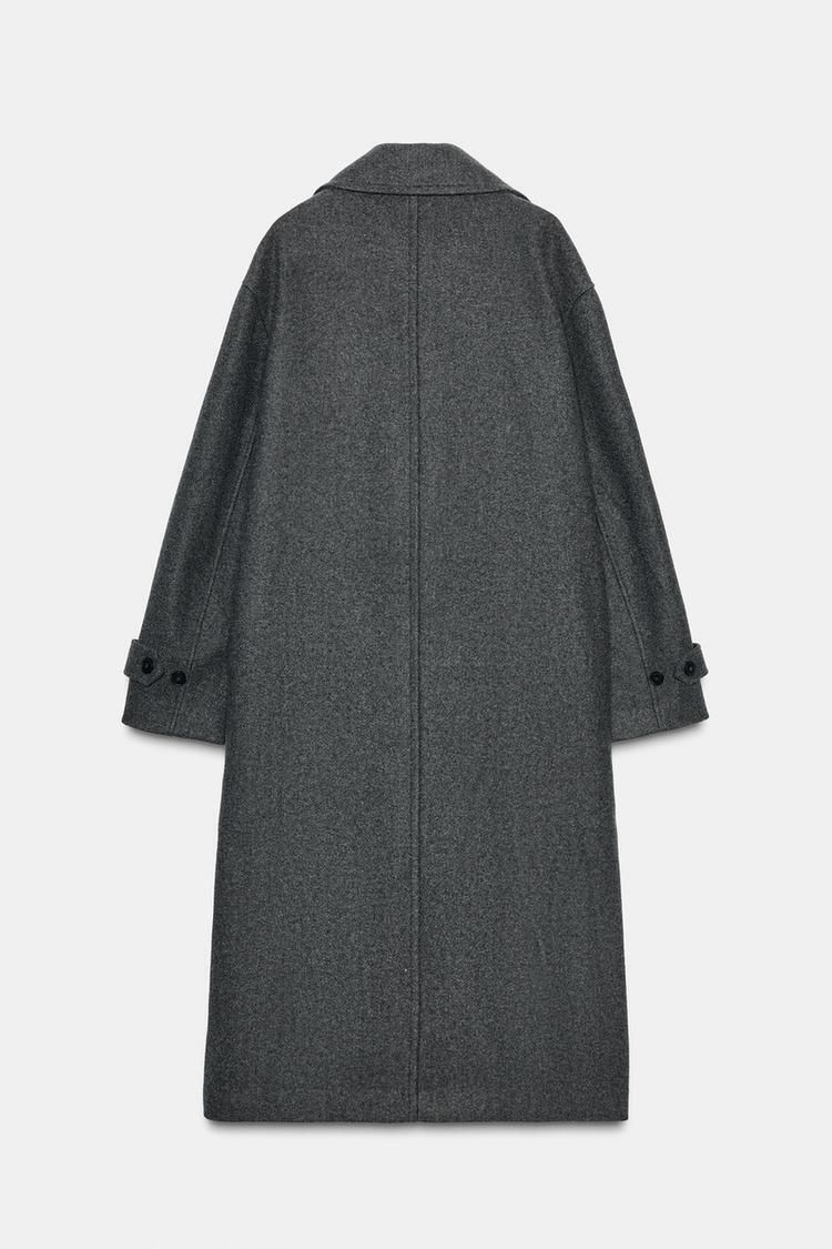 ZARA】ソフトオーバーサイズコート グレー | 3046/298/802 (ZARA