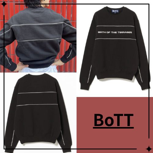 BoTT】Paneled Crewneck スウェット (BoTT/スウェット・トレーナー