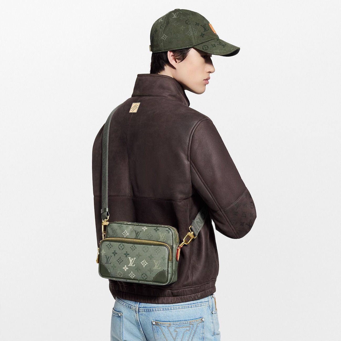 新作*LV*Nil カーキグリーンモノグラム ショルダーバッグ M27095
