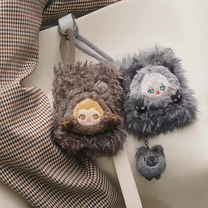 ☆6個SET☆SKULLPANDA You Found Me！Series Plush Mini Bag (POP MART