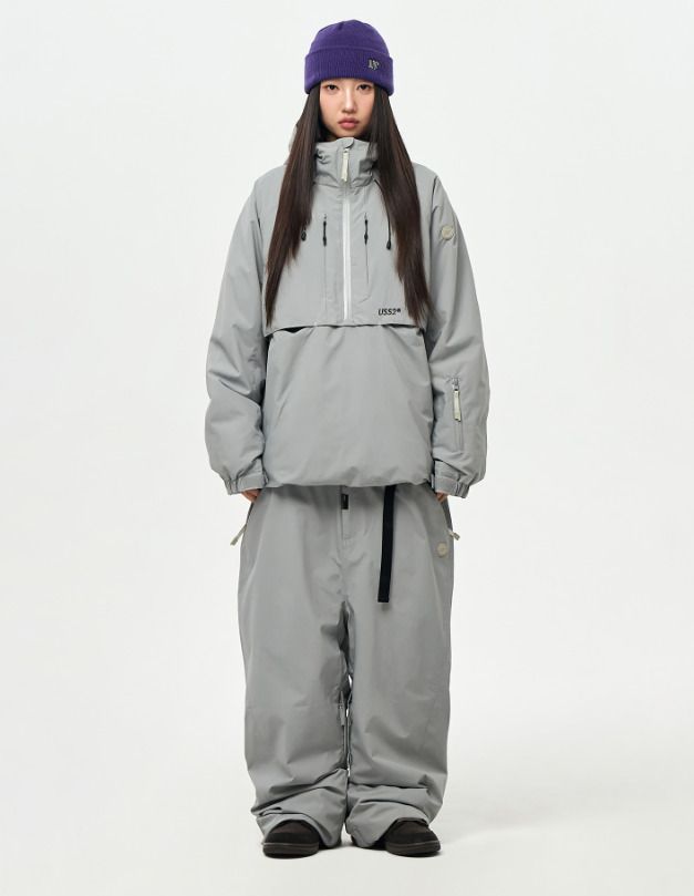 ☆USS2☆スノーウェア Stitch Pt Side Zip-Up JKT/UNISEX (USS2