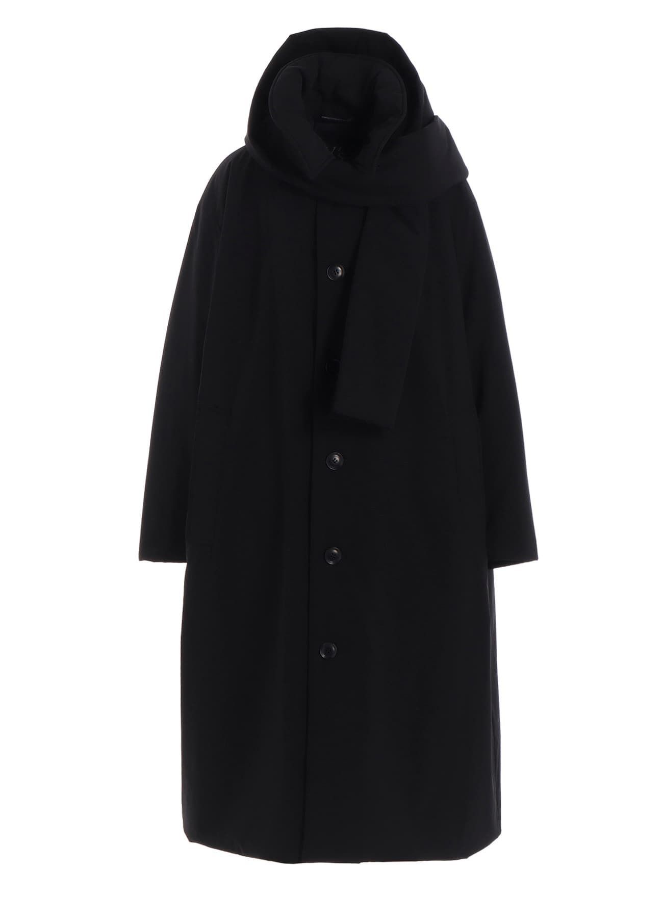 ヨウジヤマモト/Y's】PE/TAFTA DETACHABLE HOODED COAT (Yohji