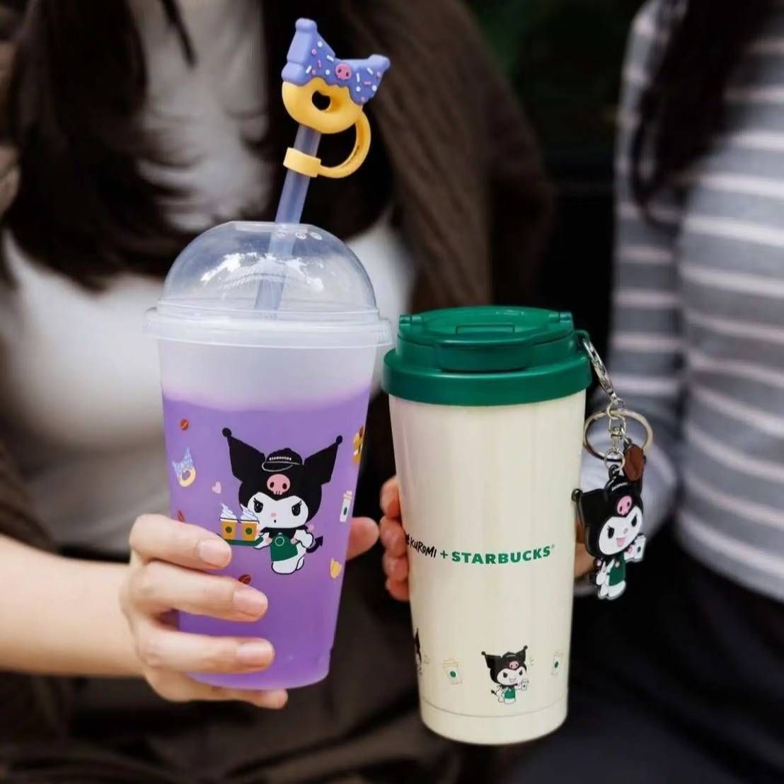 KUROMI×香港限定スタバ】クロミコールドカップ (Starbucks/コップ
