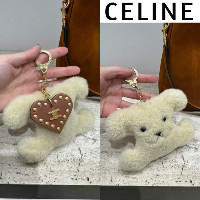 国内直営【CELINE】トリオンフ ポンポンチャーム (CELINE/バッグ