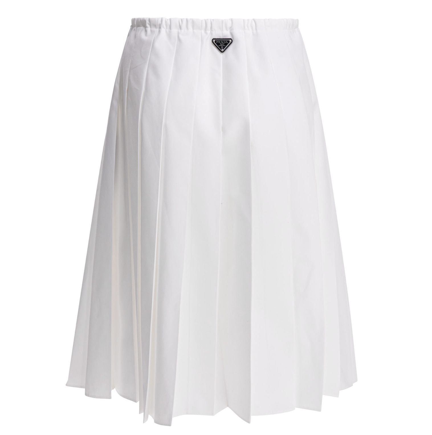 PRADA】Pleated midi skirt (PRADA/スカート) P145VX 187P F0009 S OOO