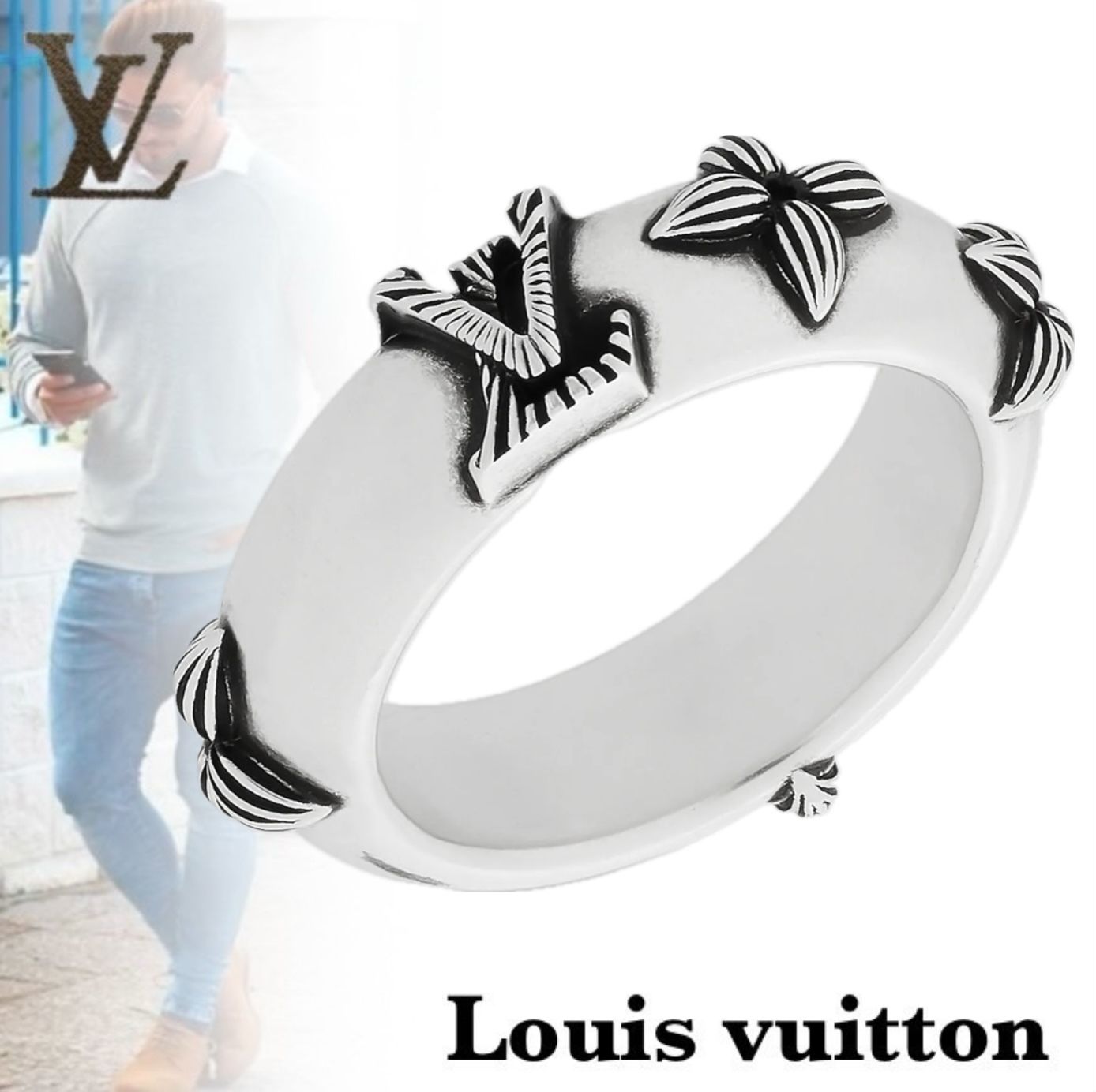ルイヴィトン☆ リング LV ウィスパー 指輪 (Louis Vuitton/指輪