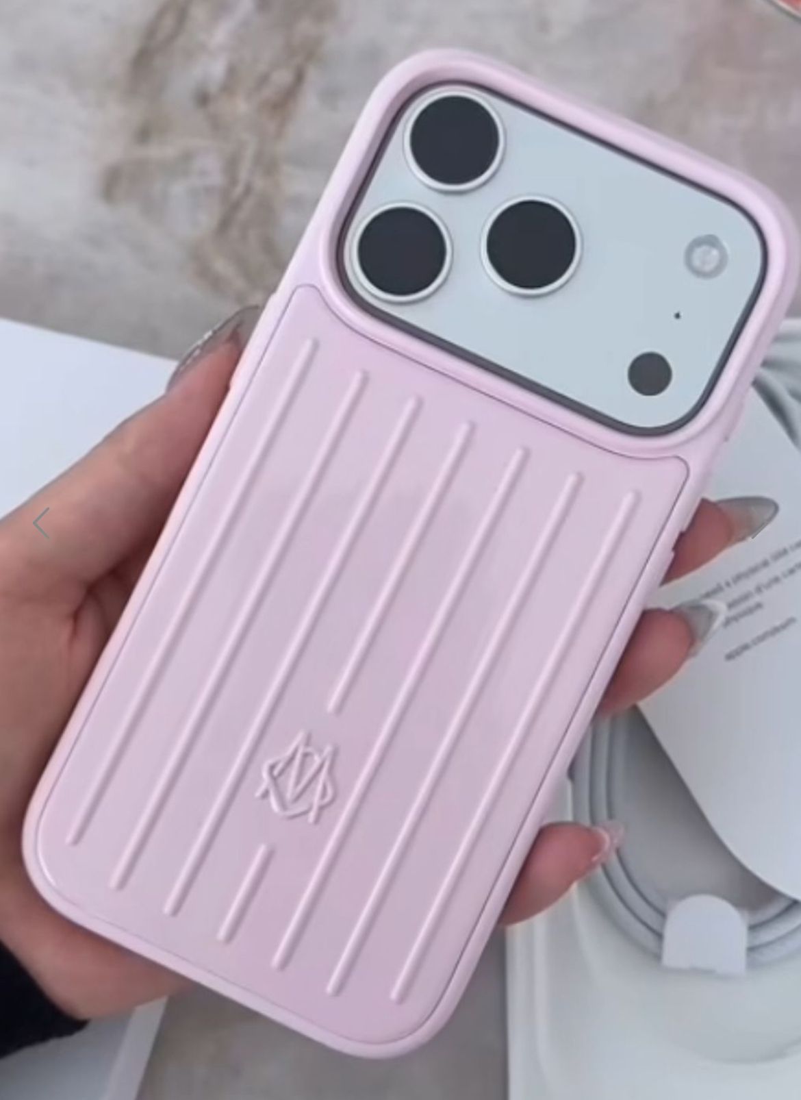 即納】RIMOWA リモワ iPhone 17promaxケース バレリーナピンク (RIMOWA