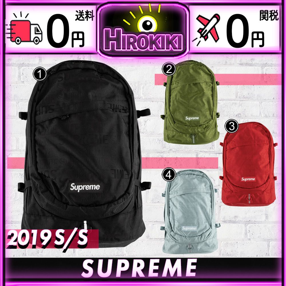19SS /Supreme Backpack シュプリーム バックパック Day Pack (Supreme
