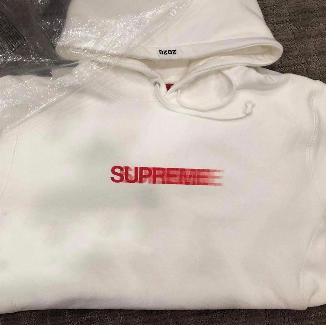 SS20 Supreme Motion Logo Hooded Sweatshirt - モーション ロゴ