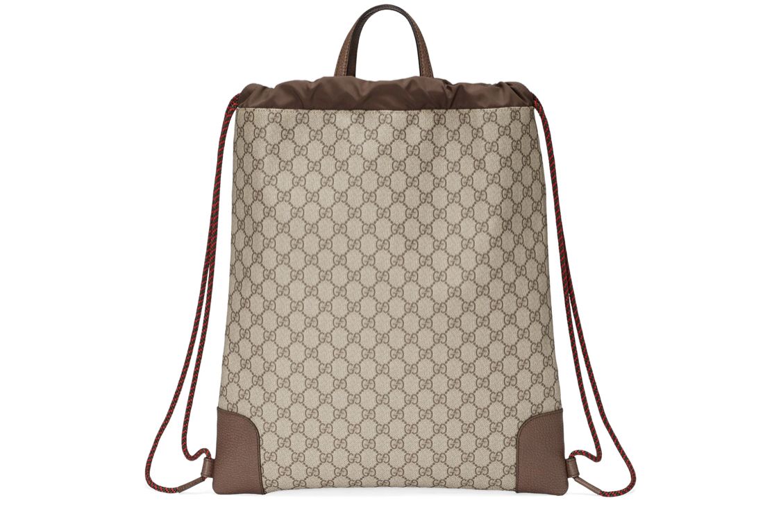 GUCCI アップリケ ドローストリング ナップサック リュック (GUCCI