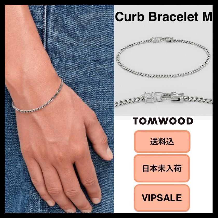 □VIPSALE・送料込□ Tom Wood Curb Bracelet M シルバー (Tom Wood