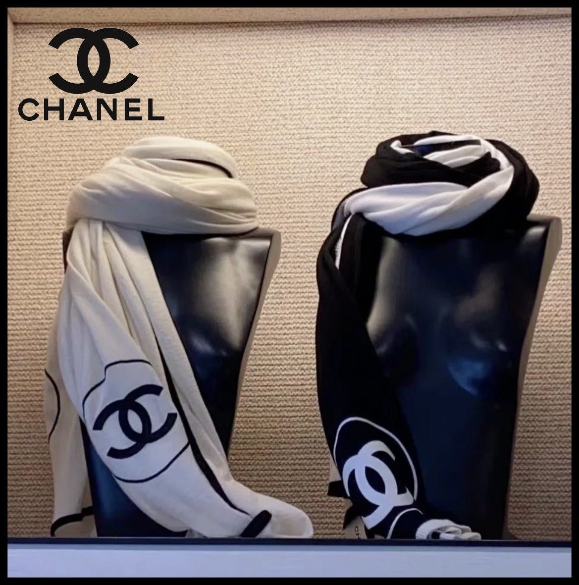 世代関係なく使えるデザイン♡】CHANEL ストール 2色 (CHANEL/マフラー