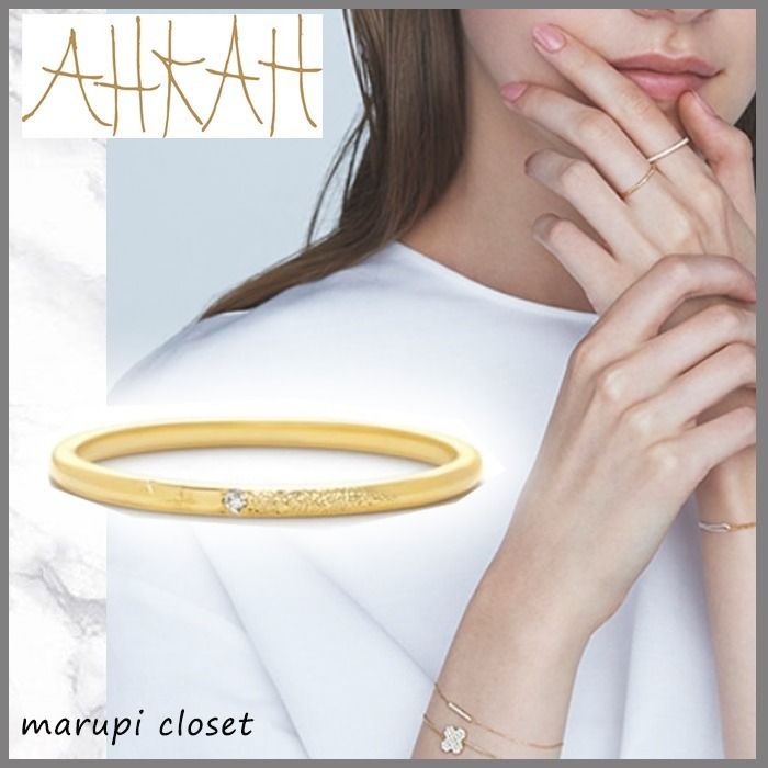 国内直営店】☆AHKAH☆ダイヤ入り メテオール リング (AHKAH/指輪
