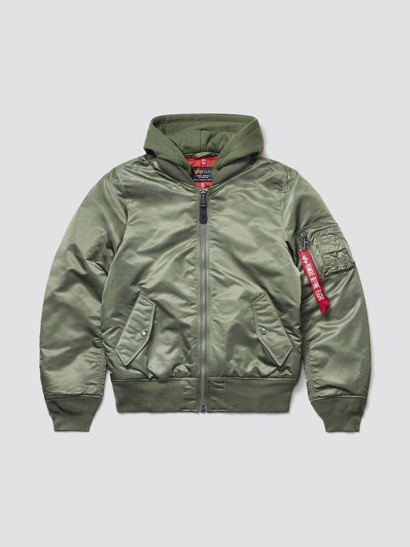 Alpha Industries MA-1 取外しフード フライトジャケット US規格