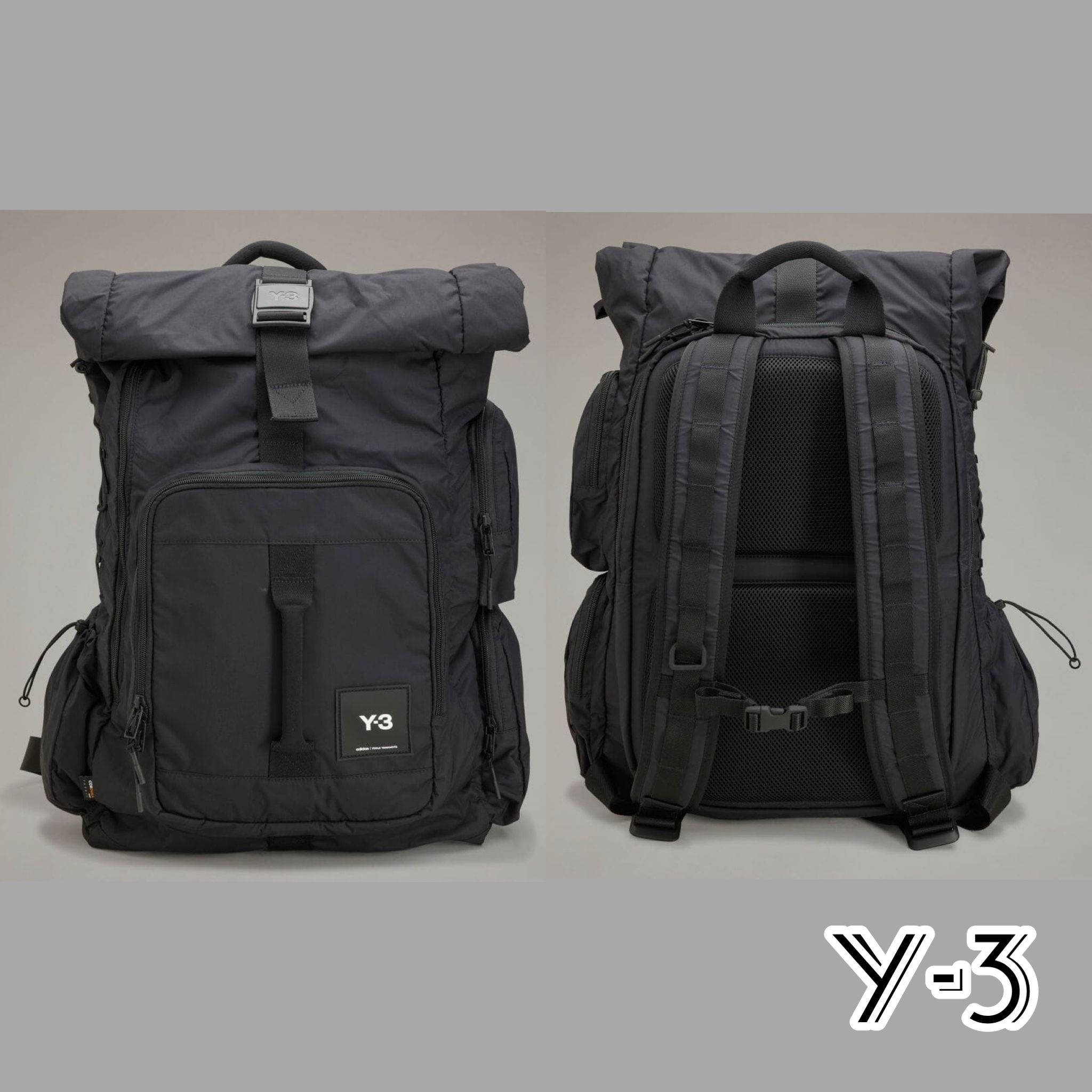 関税込】新作◇Y-3 ワイスリー◇UTILITY ロゴ バックパック (Y-3