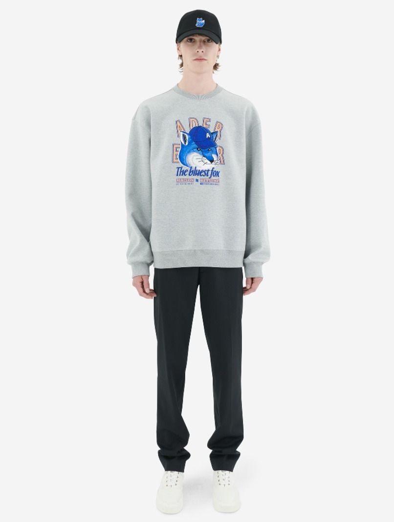 ☆【Adererror x MAISON KITSUNE】☆Bluest Fox Sweatshir.t